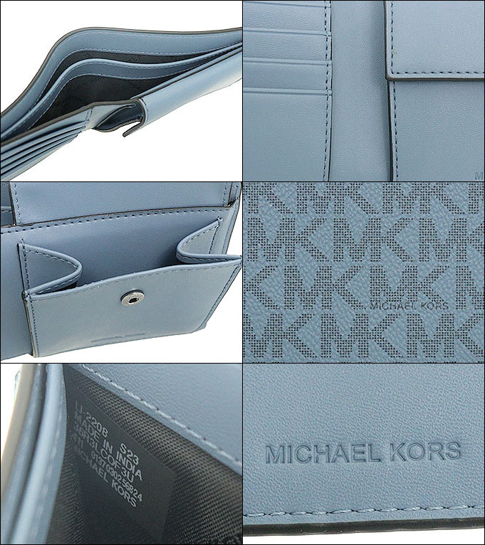 マイケルコース MICHAEL KORS 財布 二つ折り財布 36R3LCOF3U デニム