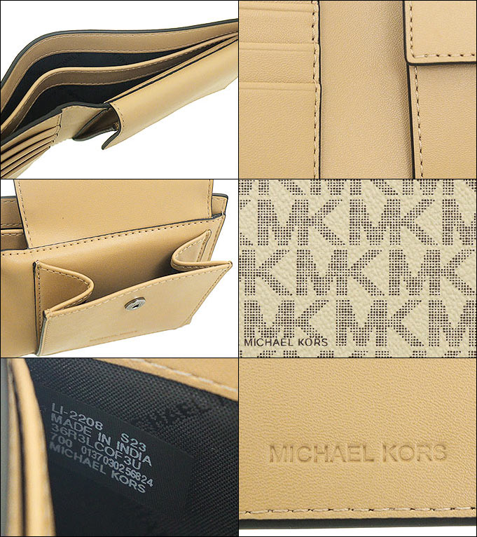 48時間限定ポイント2％】マイケルコース MICHAEL KORS 財布 二つ折り