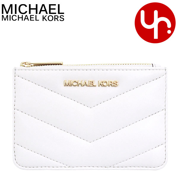 新品 MICHAEL KORS コインケース ホワイト 小銭入れ財布 名刺入れ 新品 MICHAEL KORS コインケース ホワイト 小銭入れ財布 名刺