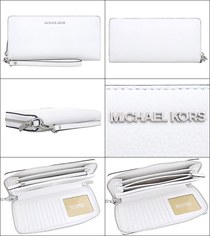 MICHAEL KORS 長財布 ホワイト 公式アウトレット】【日本限定】JET SET TRAVEL コンチネンタル
