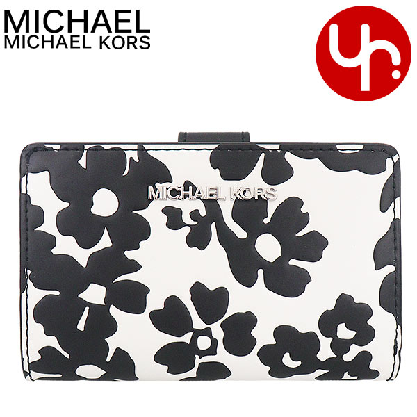 新品未使用MICHAEL KORS フラワープリント 二つ折り財布 MICHAEL KORS 【72時間限定ポイント5％】マイケルコース 財布 二