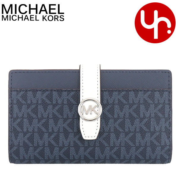 美品 MICHAEL KORS グレー 二つ折り財布 MICHAEL KORS マイケルコース 二つ折り財布 JET SET TRAVEL