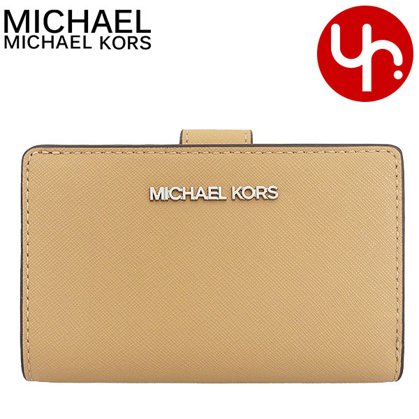 【新品同様！】MICHAEL KORS 二つ折り財布 新品同様✨MICHAEL KORS マイケルコース 二つ折り財布 レザー MK