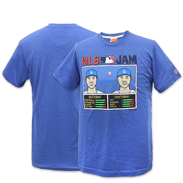 SHOHEI OHTANI 大谷翔平 ベースボール アパレル Ｔシャツ201055765 ロイヤル ロサンゼルス Jam グラフィック Tシャツ メンズ