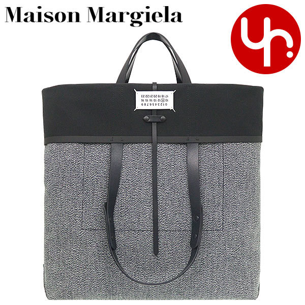 メゾンマルジェラ Maison Margiela バッグ トートバッグ S35WC0133 P4330 ブラック 4ステッチ コットン  トート バッグ メン