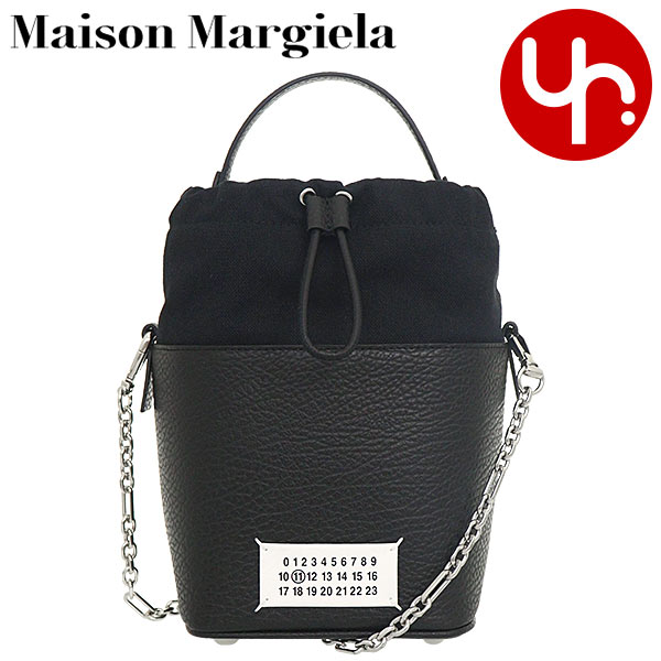 メゾンマルジェラ Maison Margiela バッグ ショルダーバッグ S61WG0035 P4348 ブラック 5AC ファイブ エー シー レザー バケット バッグ レディース｜import-collection-yr