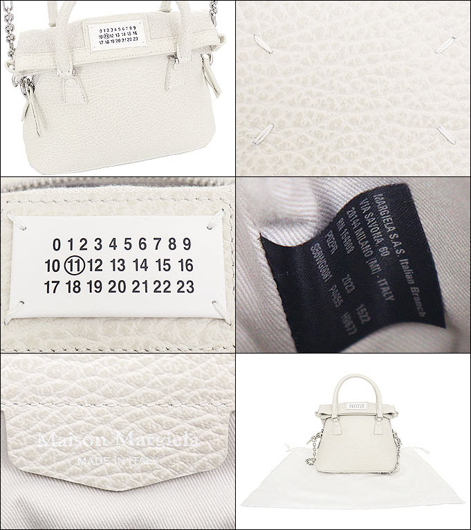 メゾンマルジェラ Maison Margiela バッグ ショルダーバッグ S56WG0081 P4455 グレージュ 5AC クラシック カーフ  マイクロ トップ ハンドル レディース