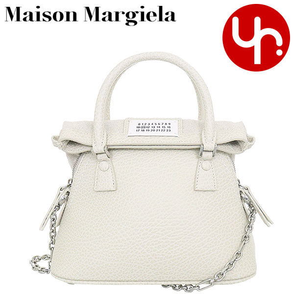 メゾンマルジェラ Maison Margiela バッグ ショルダーバッグ S56WG0081 P4455 グレージュ 5AC クラシック カーフ  マイクロ トップ ハンドル レディース