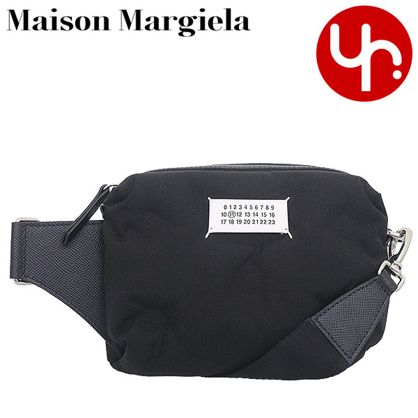 メゾンマルジェラ Maison Margiela バッグ ショルダーバッグ SB2WG0011 P1511 ブラック グラム スラム ナイロン レザー  ボディーバッグ レディース メンズ