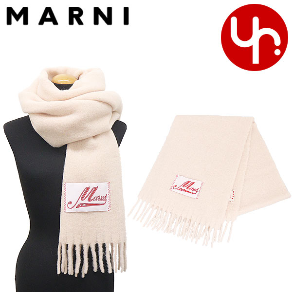 MARNI マルニ アパレル マフラー SCMC0059Y0 UTW918 ロゴ フリンジ  