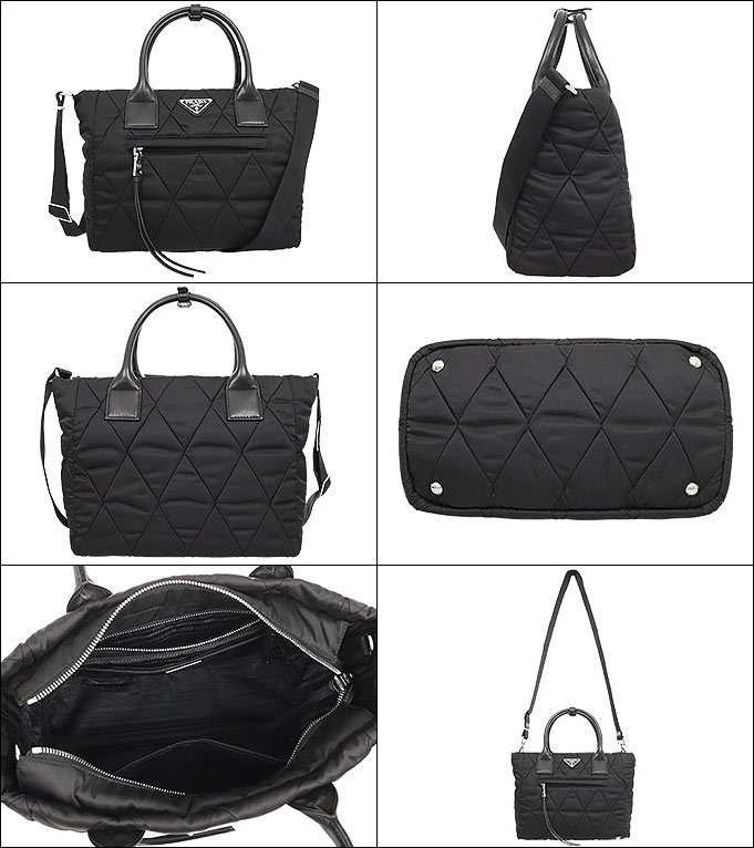 PRADA プラダ バッグ トートバッグ 1BG168 2BYV OOO ネロ