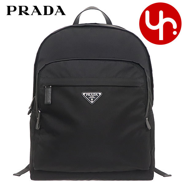 プラダ PRADA バッグ リュック 2VZ048 973 OOO ネロ テスート モンターニャ ナイロン サフィアーノ レザー バックパック メンズ  レディース