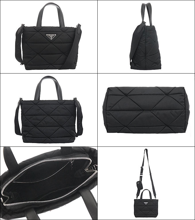 PRADA プラダ トートバッグ 1BG373 RDJN レディース パデッド