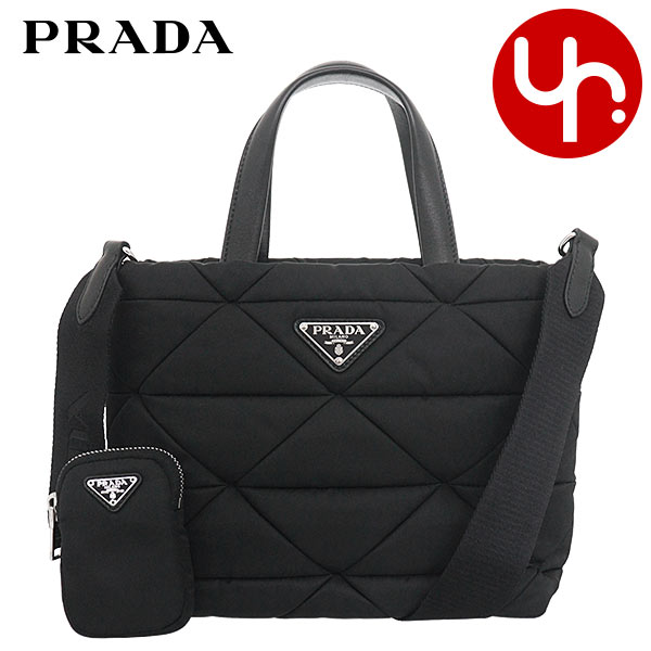 プラダ PRADA バッグ トートバッグ 1BG373 RDJN O1O ネロ テスート キルティング リナイロン Re Nylon トライアングル  ロゴ トートバッグ ポーチ付き レディース : pr-ba240115-7 : インポートコレクションYR - 通販 - Yahoo!ショッピング