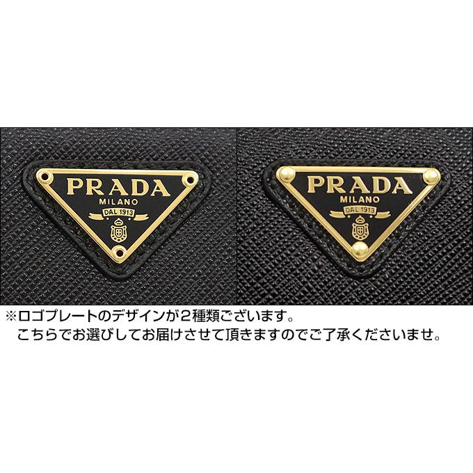 正規正規プラダ PRADA 小物 カードケース 1MC122 QHH ネロ サフィアーノ レザー トライアングル ロゴ カードケース レディース  財布、帽子、ファッション小物