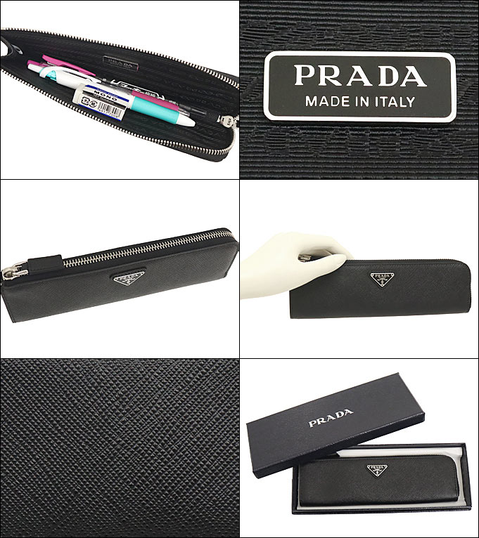 PRADA プラダ 小物 ペンケース 2KN001 053 ネロ サフィアーノ