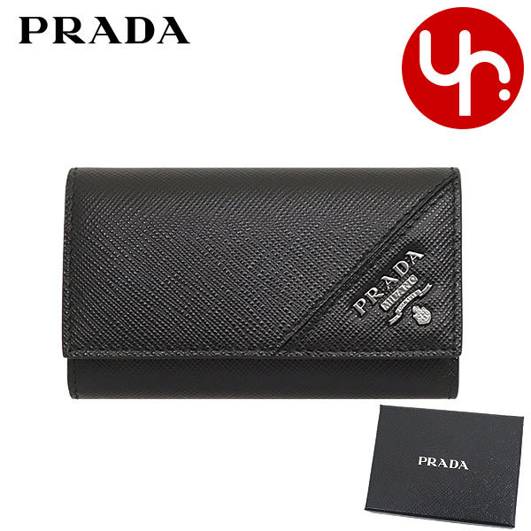 プラダ PRADA 小物 キーケース 2PG222 QME ネロ サフィアーノ レザー  
