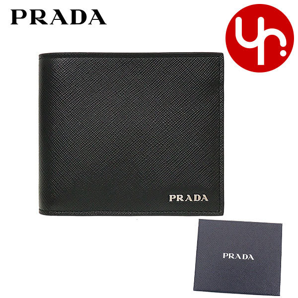 プラダ(PRADA) サフィアーノ(SAFFIANO) メンズ二つ折り財布 | 通販