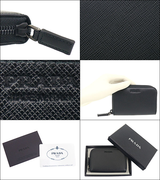 PRADA プラダ コインケース 小物入れ 2MM358 NERO サフィアーノ