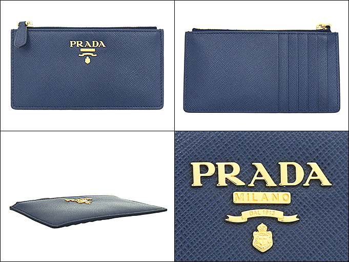 プラダ PRADA 小物 カードケース 1MC054 QWA ブルーエット サフィアーノ レザー メタル レタリング ロゴ コイン カードケース  レディース : pr-ko230217-1 : インポートコレクションYR - 通販 - Yahoo!ショッピング