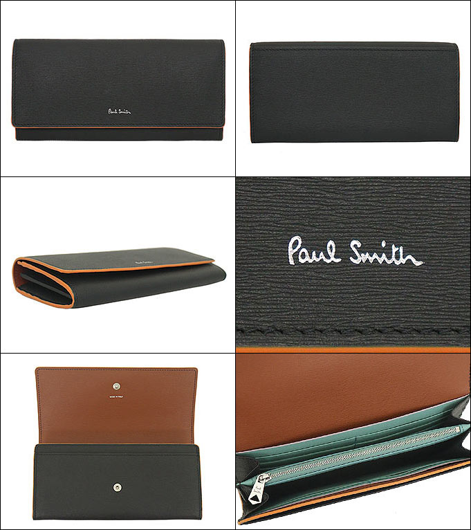 72時間限定ポイント2％】ポールスミス Paul Smith 財布 長財布 M1A 4608X FSTRGS ブラック×ブルーグリーン ストロー  グレイン レザー マルチストライプ : ps-ko220801-1 : インポートコレクションYR - 通販 - Yahoo!ショッピング