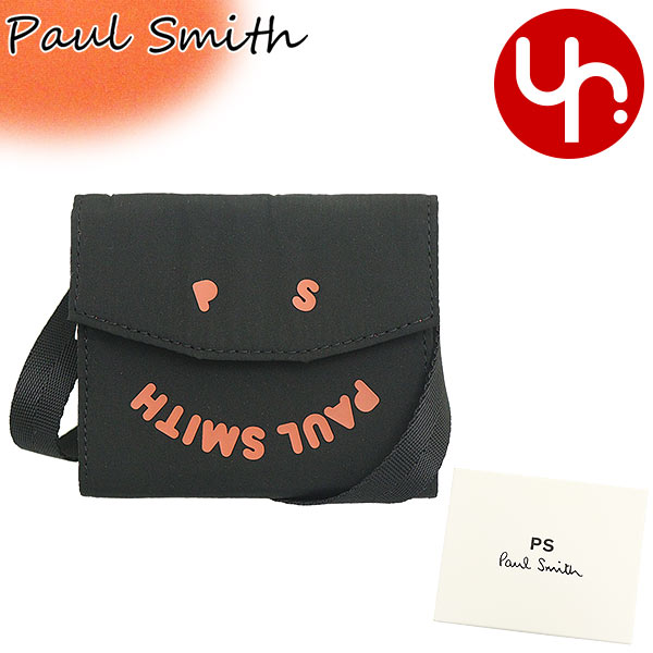 Paul Smith ポールスミス 財布 二つ折り財布 M2A 6822 GFACE ブラック 