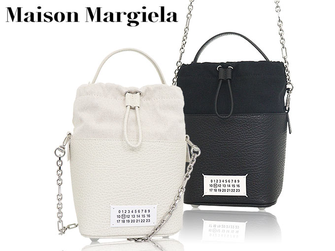 メゾンマルジェラ Maison Margiela バッグ ショルダーバッグ S61WG0035 P4348 ブラック 5AC ファイブ エー シー レザー バケット バッグ レディース｜import-collection-yr｜04