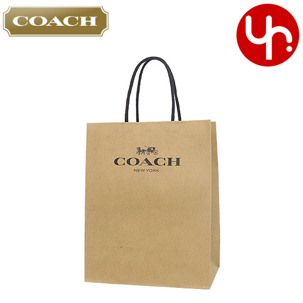 Yahoo! Yahoo!ショッピング(ヤフー ショッピング)【同時購入のお客様限定】【単品購入不可】コーチ COACH ショップバッグ ブラウン×ブラック S 紙袋 ショッパー プレゼントラッピング ブランド 通販 ギフト