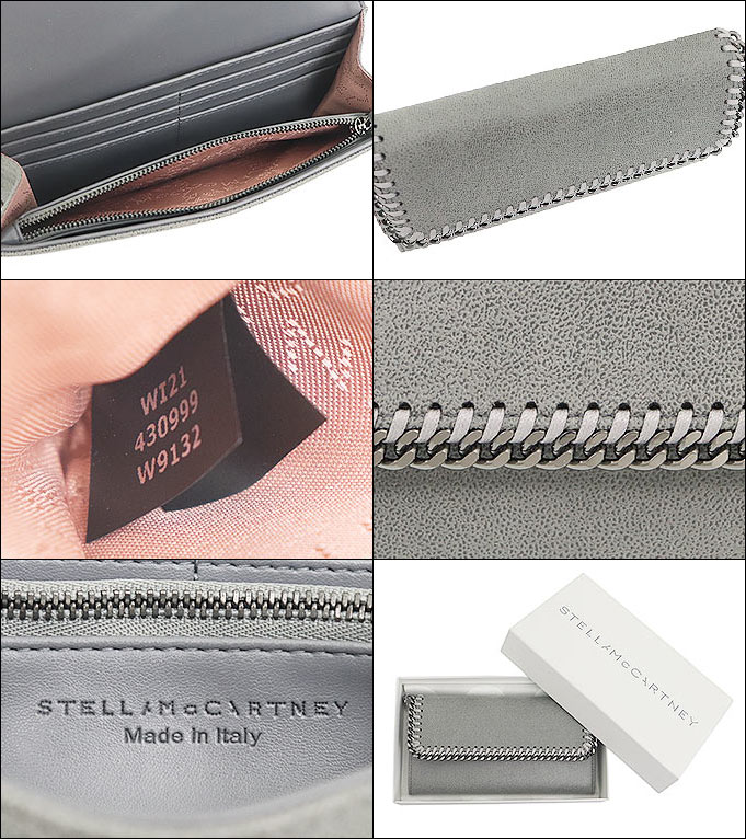 STELLA McCARTHNEY 長財布 ライトグレー レディース 430999 1220 Stella McCartney ステラマッカートニー STELLA McCARTNEY 財布