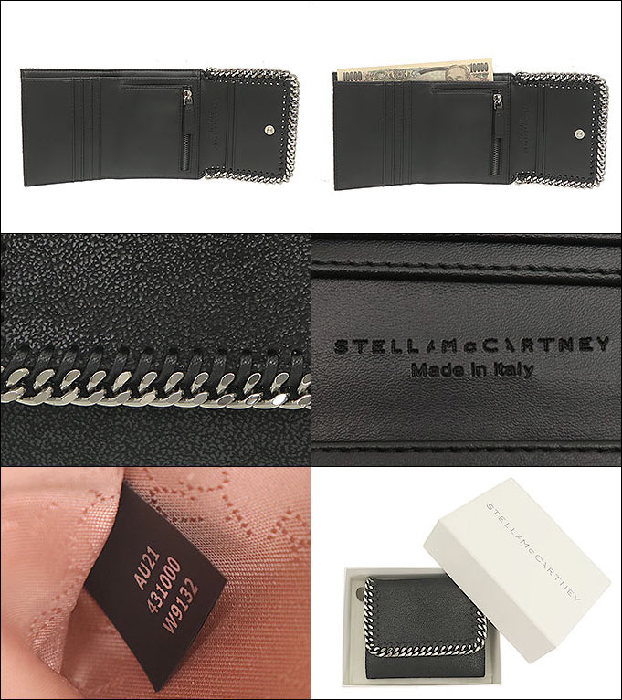 ステラマッカートニー STELLA McCARTNEY 財布 三つ折り財布 431000 W9132 ブラック ファラベラ シャギーディア フェイク  レザー スモール ウォレット レディース :smc-ko211112-3:インポートコレクションYR - 通販 - Yahoo!ショッピング