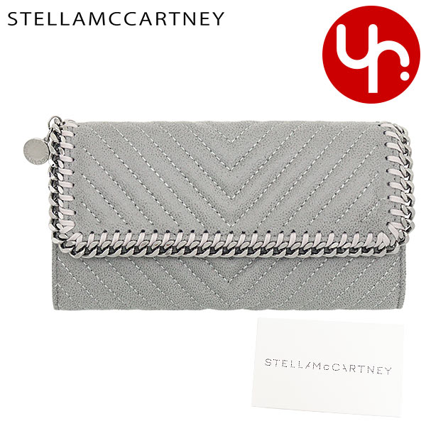 ステラマッカートニー STELLA McCARTNEY 財布 長財布 430999 W8859 ファラベラ シャギーディア シェブロン キルティング  フェイク レザー レディース