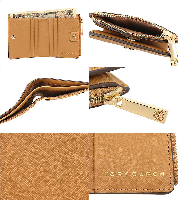 トリーバーチ TORY BURCH 財布 二つ折り財布 52902 0219 カルダモン エマーソン レザー ミニ バイフォールド ウォレット  アウトレット レディース