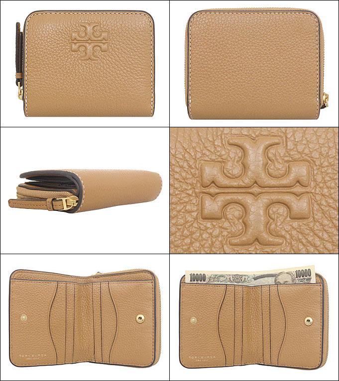 トリーバーチ TORY BURCH 財布 二つ折り財布 146463 0623 ティラミス