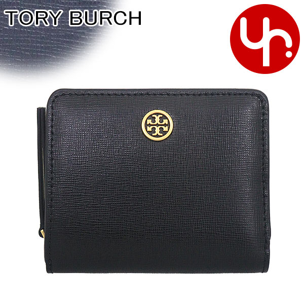 トリーバーチ TORY BURCH 財布 二つ折り財布 88731 1221 ブラック ロビンソン バイフォールド ウォレット レディース