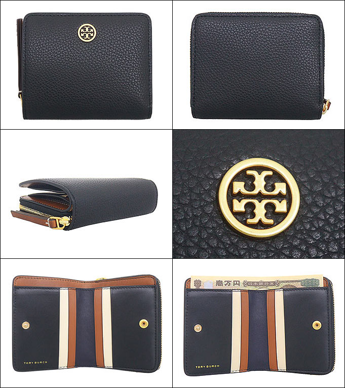 MA0618ページ☆。.:＊・゜ TORY BURCH トリーバーチ 財布 二つ折り財布 146369 ブラック