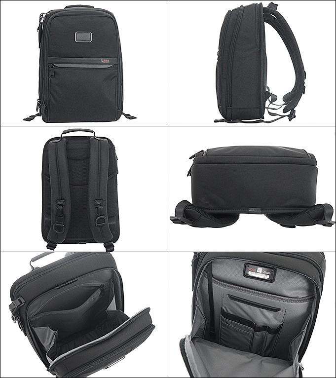 トゥミ alpha バックパック レザー×バリスティック 大容量 黒