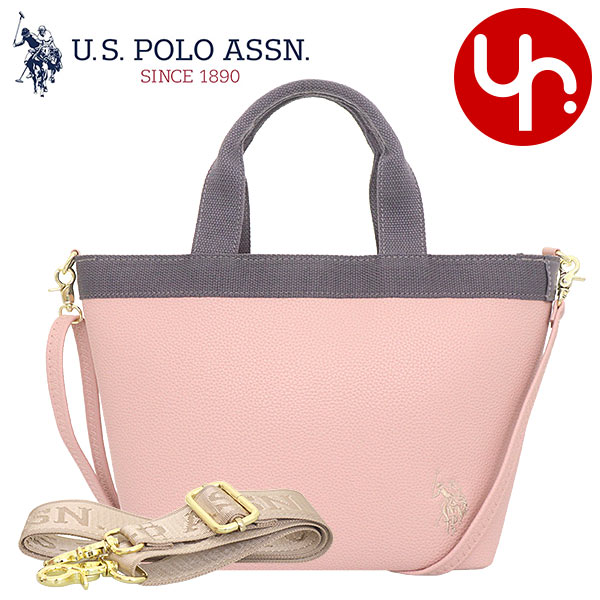 U.S. POLO ASSN. レディースショルダーバッグ（色：ピンク系