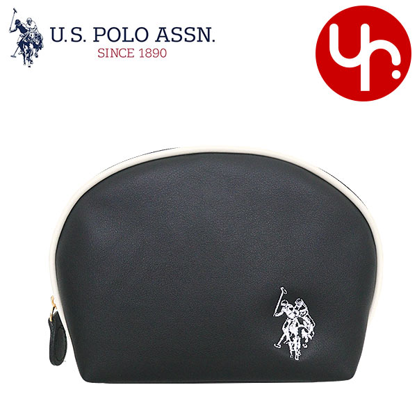 Yahoo! Yahoo!ショッピング(ヤフー ショッピング)ユーエスポロアッスン U.S.POLO ASSN. 小物 ポーチ USPA-2637 ブラック PUレザー ラウンド ミニ ポーチ レディース