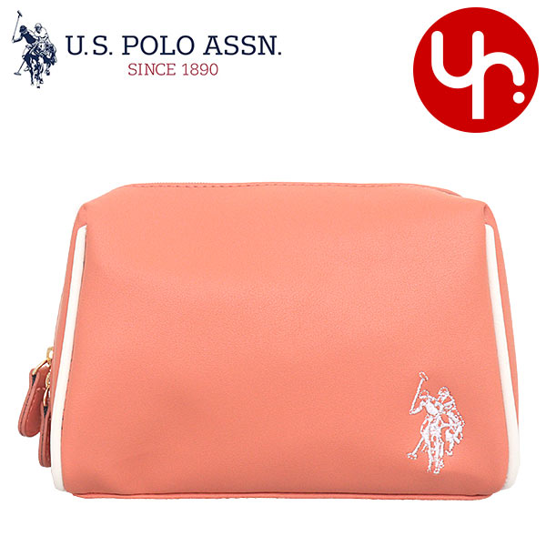 Yahoo! Yahoo!ショッピング(ヤフー ショッピング)ユーエスポロアッスン U.S.POLO ASSN. 小物 ポーチ USPA-2667 ピンク PUレザー オーバル ポーチ レディース