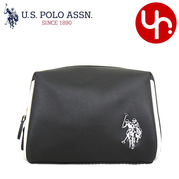 Yahoo! Yahoo!ショッピング(ヤフー ショッピング)ユーエスポロアッスン U.S.POLO ASSN. 小物 ポーチ USPA-2638 ブラック PUレザー オーバル ミニ ポーチ レディース