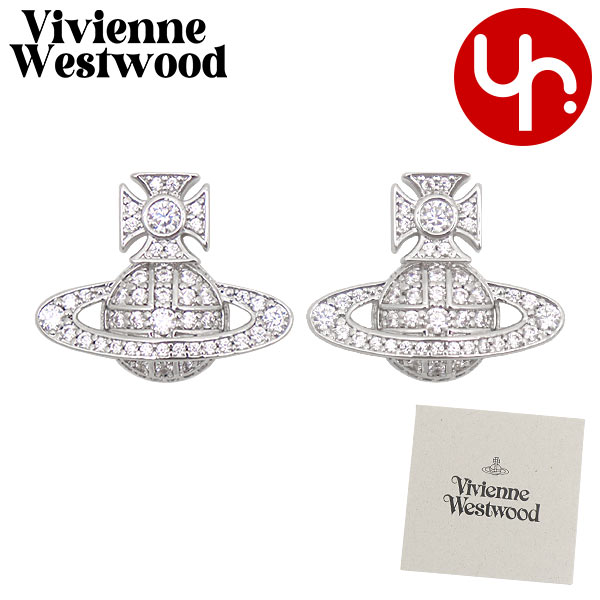 Yahoo! Yahoo!ショッピング(ヤフー ショッピング)ヴィヴィアン ウエストウッド Vivienne Westwood アクセサリー ピアス 6201033A 0050 プラチナ×ホワイトクリア カルメラ オーブ ピアス レディース