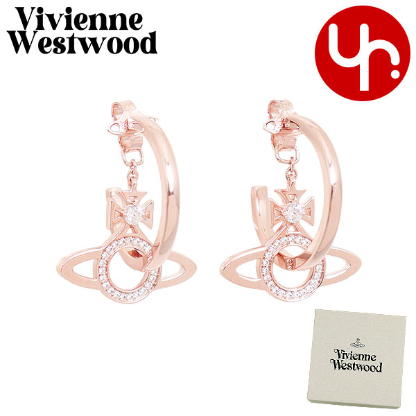 Yahoo! Yahoo!ショッピング(ヤフー ショッピング)【48時間限定ポイント5％】ヴィヴィアン ウエストウッド Vivienne Westwood アクセサリー ピアス 62010105 ピンクゴールド ミランダ オーブ フープ ピ