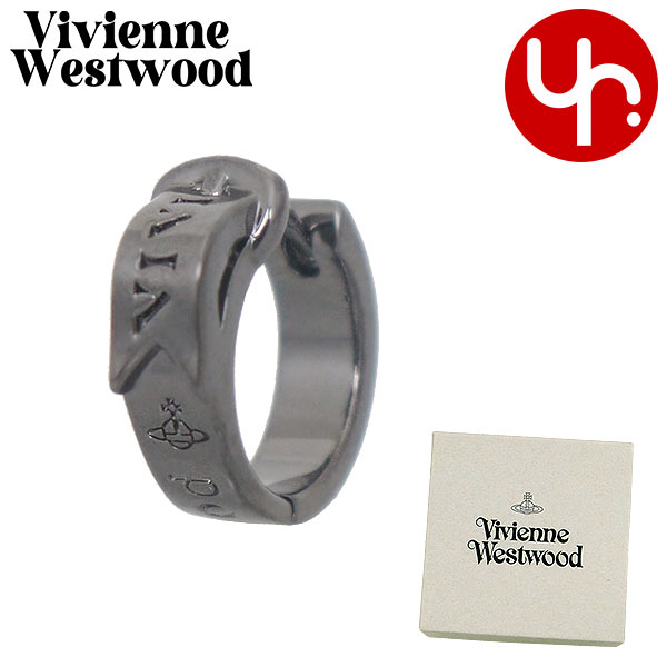 Yahoo! Yahoo!ショッピング(ヤフー ショッピング)ヴィヴィアン ウエストウッド Vivienne Westwood アクセサリー ピアス 62030053 ガンメタル ボビー シングル フープ ピアス レディース メンズ