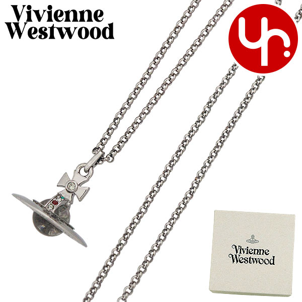 Yahoo! Yahoo!ショッピング(ヤフー ショッピング)【48時間限定ポイント5％】ヴィヴィアン ウエストウッド Vivienne Westwood アクセサリー ネックレス 63020097 ガンメタル タイニー オーブ ネックレ