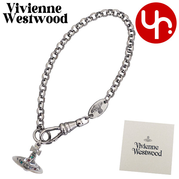 Yahoo! Yahoo!ショッピング(ヤフー ショッピング)【48時間限定ポイント5％】ヴィヴィアン ウエストウッド Vivienne Westwood アクセサリー ブレスレット 61020057 ガンメタル プチ オーブ ブレスレッ