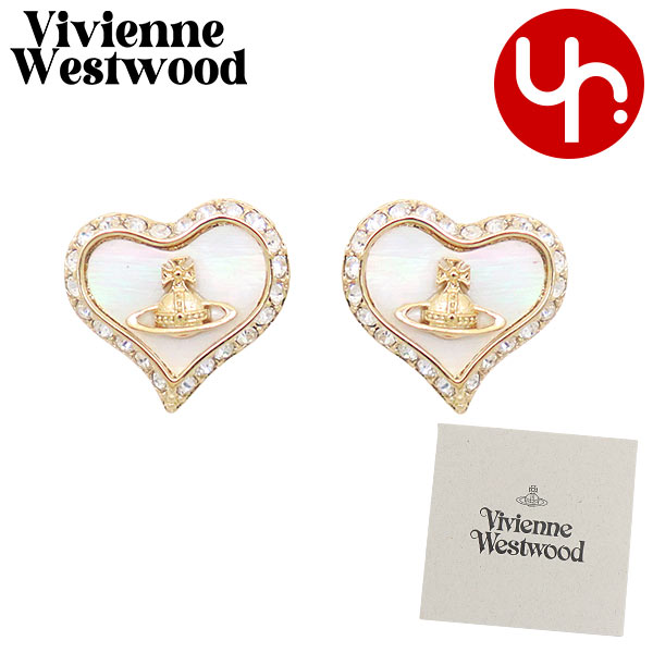 Yahoo! Yahoo!ショッピング(ヤフー ショッピング)【48時間限定ポイント10％】ヴィヴィアン ウエストウッド Vivienne Westwood アクセサリー ピアス 62010074 ゴールド×ホワイトパール ペトラ ハート