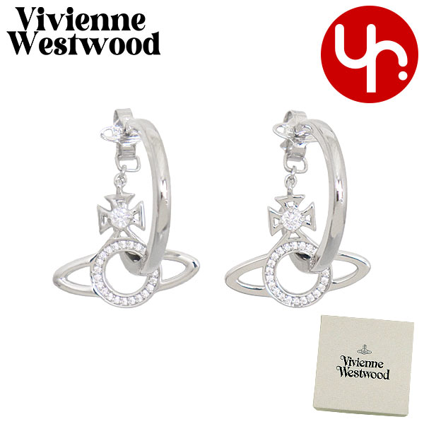Yahoo! Yahoo!ショッピング(ヤフー ショッピング)【48時間限定ポイント10％】ヴィヴィアン ウエストウッド Vivienne Westwood アクセサリー ピアス 62010105 Pシルバー×ホワイトクリア ミランダ オー