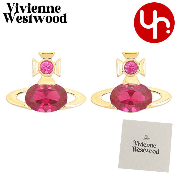 Yahoo! Yahoo!ショッピング(ヤフー ショッピング)【48時間限定ポイント10％】ヴィヴィアン ウエストウッド Vivienne Westwood アクセサリー ピアス 6201034P ゴールド×ルビー アリー キュービック ジ