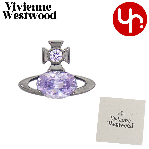Yahoo! Yahoo!ショッピング(ヤフー ショッピング)ヴィヴィアン ウエストウッド Vivienne Westwood アクセサリー ピアス 6201034Q ガンメタル×ライトラベンダー アリー シングル ピアス レディース メンズ