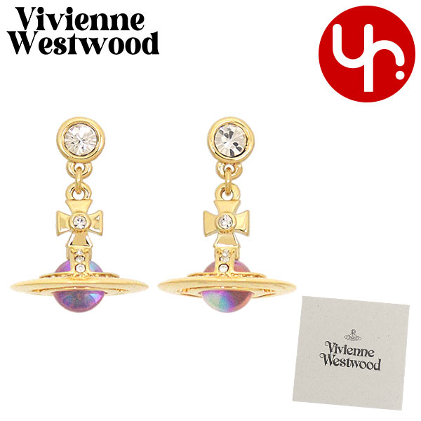 Yahoo! Yahoo!ショッピング(ヤフー ショッピング)【48時間限定ポイント10％】ヴィヴィアン ウエストウッド Vivienne Westwood アクセサリー ピアス 62020032 ゴールド×ピンククリスタル プチ オーブ